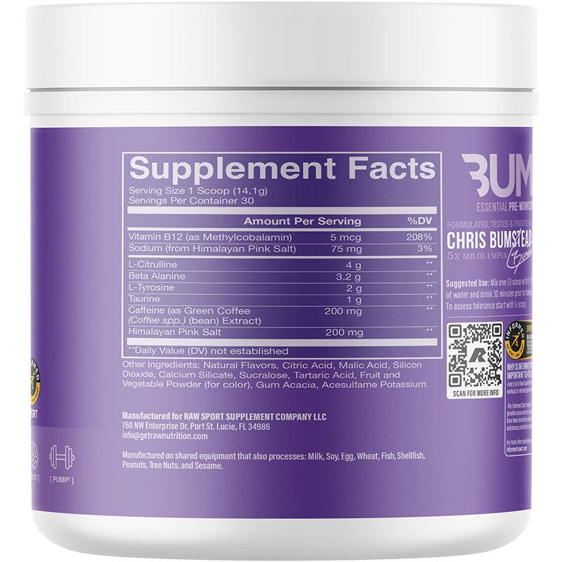 RAW CBUM Essential Pre-Workout – Grape
