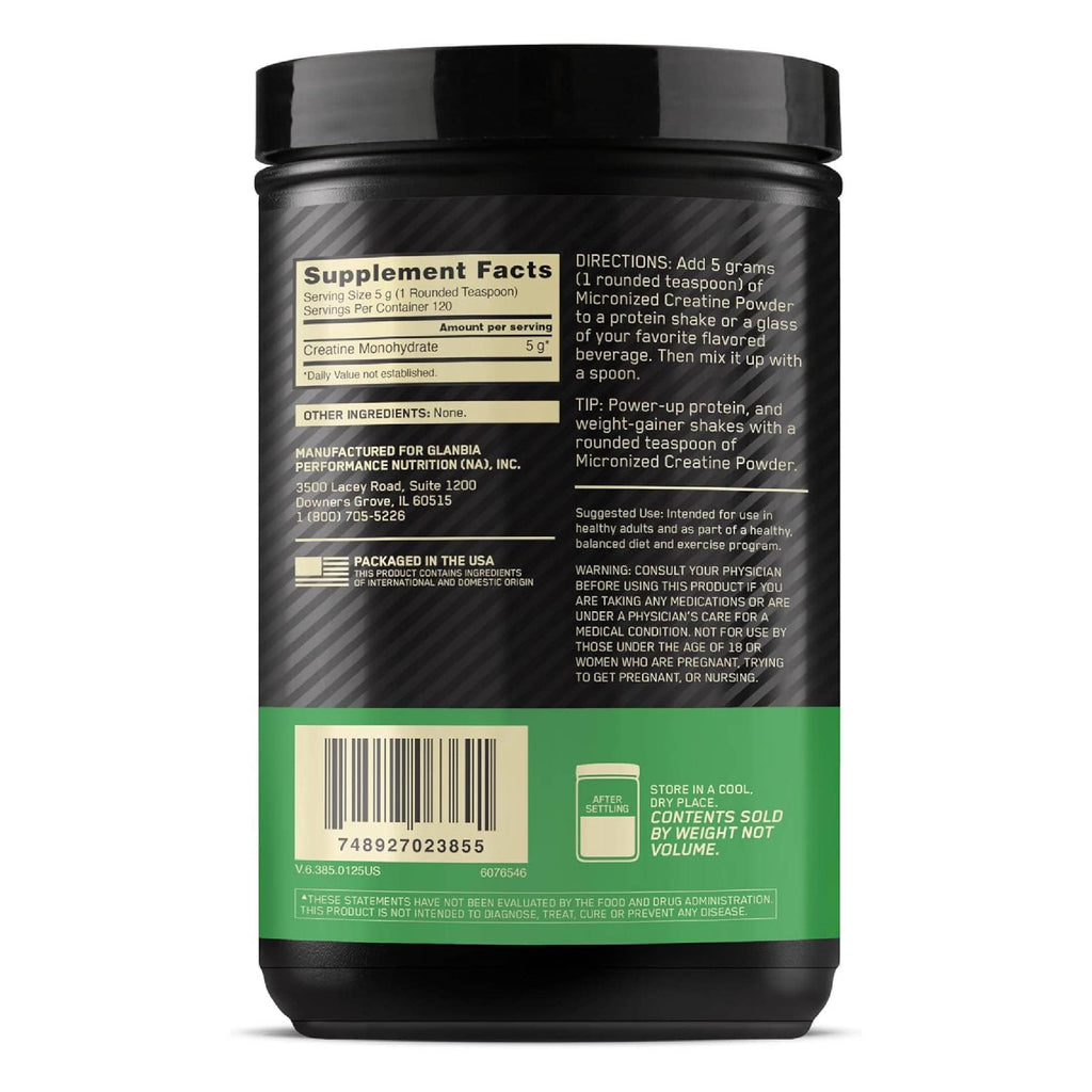 Optimum Nutrition Micronized Creatine Powder – 1200 g
