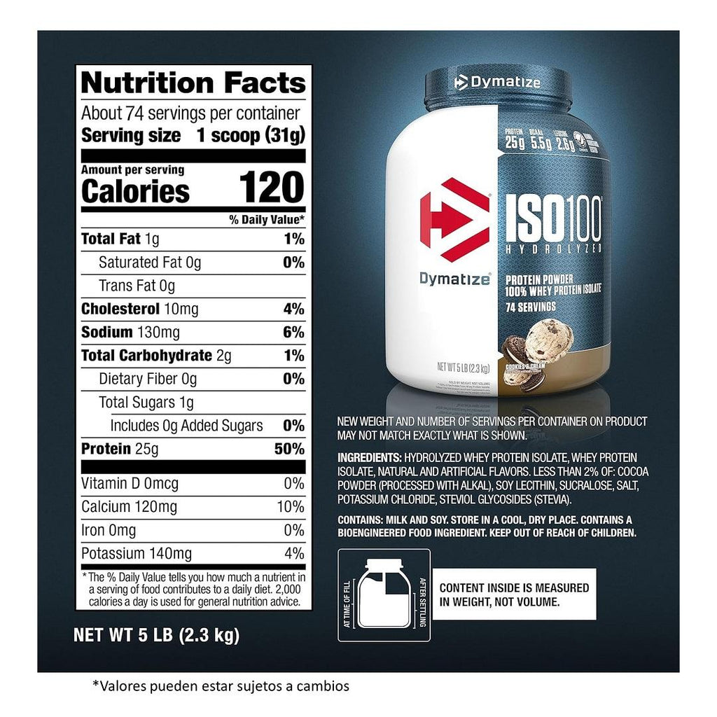 Dymatize ISO100 5 lbs – Cookies & Cream