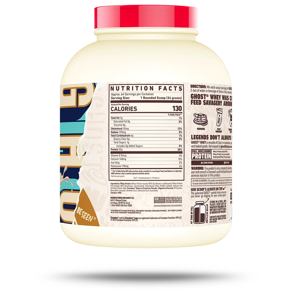 GHOST Whey Protein 5 lb – Cinnabon