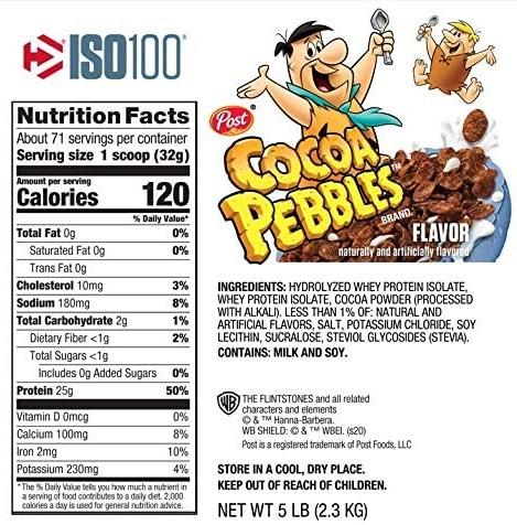Dymatize ISO100 5 lbs – Cocoa Pebbles